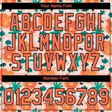 Load image into Gallery viewer, Custom Light Pink Bay Orange-Black 3D Pattern Design Abstract Doodle Performance T-Shirt