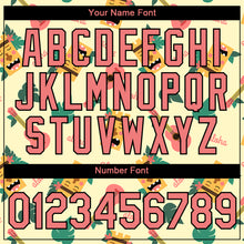 Laden Sie das Bild in den Galerie-Viewer, Custom Cream Medium Pink-Black 3D Pattern Design Hawaii Summer Holiday Party Performance T-Shirt