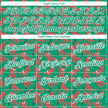 Загрузить изображение в средство просмотра галереи, Custom Kelly Green White 3D Pattern Design Tiger Performance T-Shirt