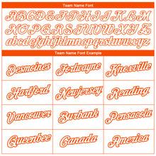 Load image into Gallery viewer, Custom White Orange 3D Pattern Design Tiger Performance T-Shirt
