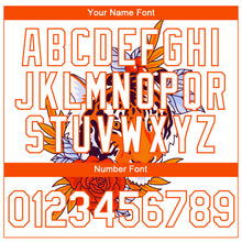 Load image into Gallery viewer, Custom White Orange 3D Pattern Design Tiger Performance T-Shirt