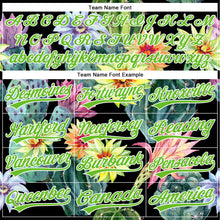 Load image into Gallery viewer, Custom Black Aurora Green-White 3D Pattern Design Cactus Festival Authentic Baseball Jersey