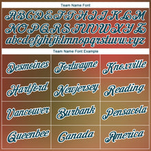 Загрузить изображение в средство просмотра галереи, Custom Orange Teal-White 3D Pattern Floral Design Performance T-Shirt