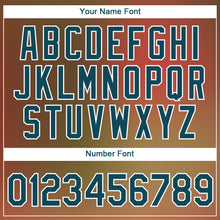 Загрузить изображение в средство просмотра галереи, Custom Orange Teal-White 3D Pattern Floral Design Performance T-Shirt