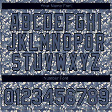 Загрузить изображение в средство просмотра галереи, Custom Blue Black 3D Pattern Floral Design Performance T-Shirt