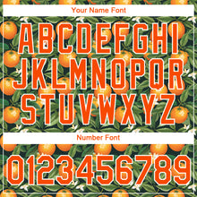 Load image into Gallery viewer, Custom Green Orange-White 3D Pattern Design Orange Citrus Fruit Performance T-Shirt