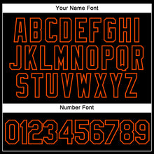 Загрузить изображение в средство просмотра галереи, Custom Black Orange 3D Pattern Design Abstract Sharp Shape Performance T-Shirt