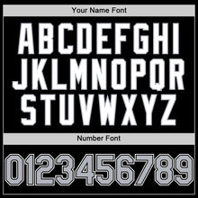 Charger l'image dans la galerie, Custom Black Gray-White 3D Pattern Design Gradient Style Twinkle Star Authentic Baseball Jersey