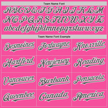 Load image into Gallery viewer, Custom Pink Steel Gray-White 3D Pattern Design Gradient Style Twinkle Star Authentic Baseball Jersey