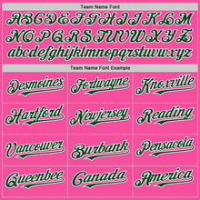 Charger l'image dans la galerie, Custom Pink Green-White 3D Pattern Design Gradient Style Twinkle Star Authentic Baseball Jersey