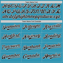 Laden Sie das Bild in den Galerie-Viewer, Custom Panther Blue Black-White 3D Pattern Design Gradient Style Twinkle Star Authentic Baseball Jersey