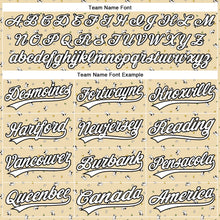 Laden Sie das Bild in den Galerie-Viewer, Custom Cream White-Black 3D Pattern Design Animal Dog Authentic Baseball Jersey