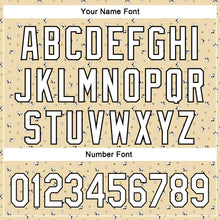 Laden Sie das Bild in den Galerie-Viewer, Custom Cream White-Black 3D Pattern Design Animal Dog Authentic Baseball Jersey