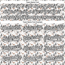 Load image into Gallery viewer, Custom White Black 3D Pattern Design Animal Deer Authentic Baseball Jersey