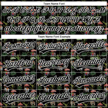 Загрузить изображение в средство просмотра галереи, Custom Black White 3D Pattern Design Animal Elephant And Hawaii Palm Trees Authentic Baseball Jersey