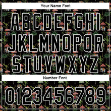 Загрузить изображение в средство просмотра галереи, Custom Black White 3D Pattern Design Animal Elephant And Hawaii Palm Trees Authentic Baseball Jersey