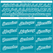 Charger l'image dans la galerie, Custom Teal White 3D Pattern Design Animal Crane Performance T-Shirt