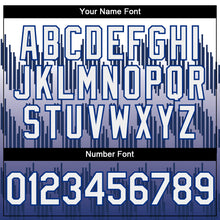 Загрузить изображение в средство просмотра галереи, Custom White Royal 3D Pattern Design Lines Authentic Baseball Jersey