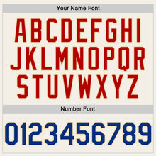 Загрузить изображение в средство просмотра галереи, Custom Cream Royal-Red 3D Pattern Design Confetti Authentic Baseball Jersey