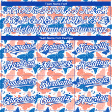 Загрузить изображение в средство просмотра галереи, Custom White Royal 3D Pattern Design Animal Butterfly Authentic Baseball Jersey