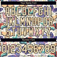 Загрузить изображение в средство просмотра галереи, Custom Cream Black 3D Pattern Design Animal Butterfly Authentic Baseball Jersey