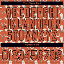 Load image into Gallery viewer, Custom Texas Orange Black 3D Pattern Design Cowboy Accessory Performance T-Shirt