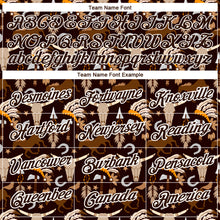 Загрузить изображение в средство просмотра галереи, Custom Brown White 3D Pattern Design Cowboy Accessory Performance T-Shirt