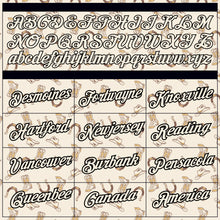 Laden Sie das Bild in den Galerie-Viewer, Custom Cream Black 3D Pattern Design Cowboy Accessory Performance T-Shirt