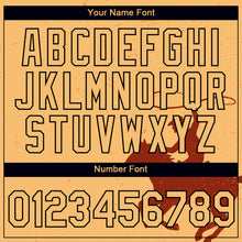 Load image into Gallery viewer, Custom Gold Crimson-Black 3D Pattern Design Cowboy Rodeo Performance T-Shirt