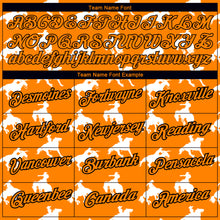 Load image into Gallery viewer, Custom Bay Orange Black 3D Pattern Design Cowboy Rodeo Performance T-Shirt