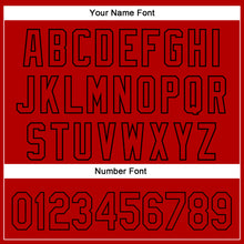 Laden Sie das Bild in den Galerie-Viewer, Custom Black Red 3D Pattern Design Rave Skull Authentic Baseball Jersey