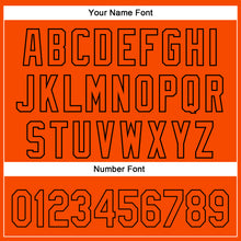 Laden Sie das Bild in den Galerie-Viewer, Custom Orange Black 3D Pattern Design Rave Halloween Pumpkin Authentic Baseball Jersey