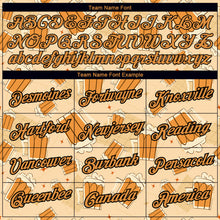 Загрузить изображение в средство просмотра галереи, Custom Vegas Gold Bay Orange-Black 3D Pattern Design Beer Performance T-Shirt