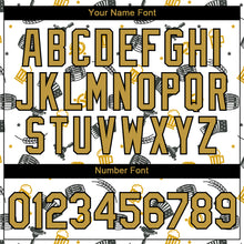 Load image into Gallery viewer, Custom White Old Gold-Black 3D Pattern Design Beer Oktoberfest Performance T-Shirt