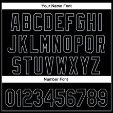 Charger l'image dans la galerie, Custom Black Gray 3D Pattern Design Diagonal Stripes Authentic Baseball Jersey