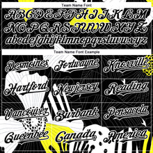 Загрузить изображение в средство просмотра галереи, Custom Black White 3D Pattern Design Flower Authentic Baseball Jersey