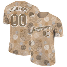 Загрузить изображение в средство просмотра галереи, Custom Vegas Gold White 3D Pattern Design Food Pizza Performance T-Shirt