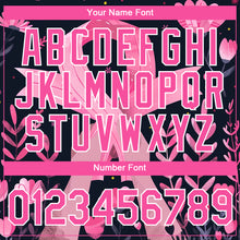 Laden Sie das Bild in den Galerie-Viewer, Custom Black Pink-White 3D Pink Ribbon Breast Cancer Performance T-Shirt
