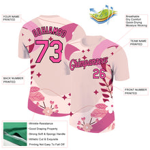 Laden Sie das Bild in den Galerie-Viewer, Custom City Cream Pink-Black 3D Pink Ribbon Breast Cancer Performance T-Shirt