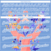 Загрузить изображение в средство просмотра галереи, Custom Light Blue White 3D Pink Ribbon Breast Cancer Performance T-Shirt