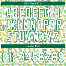 Load image into Gallery viewer, Custom White Kelly Green 3D Pattern Design Dollar Sign Money Theme Performance T-Shirt
