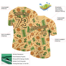 Загрузить изображение в средство просмотра галереи, Custom Vegas Gold Black 3D Pattern Design Dollar Sign Money Theme Performance T-Shirt