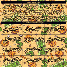 Загрузить изображение в средство просмотра галереи, Custom Vegas Gold Black 3D Pattern Design Dollar Sign Money Theme Performance T-Shirt