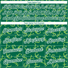 Загрузить изображение в средство просмотра галереи, Custom Kelly Green White 3D Pattern Design Money Sign Performance T-Shirt