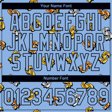 Загрузить изображение в средство просмотра галереи, Custom Light Blue Black 3D Pattern Design Dollar Sign Money Theme Performance T-Shirt