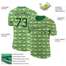 Загрузить изображение в средство просмотра галереи, Custom Green City Cream 3D Pattern Design Dollar Banknote Money Theme Performance T-Shirt