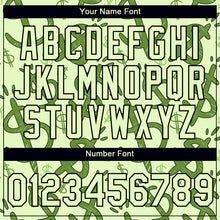 Charger l'image dans la galerie, Custom Pea Green Black 3D Pattern Design Dollar Sign Money Theme Performance T-Shirt