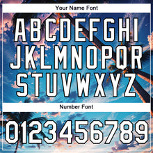 Laden Sie das Bild in den Galerie-Viewer, Custom Powder Blue White-Black 3D Pattern Design Hawaii Palm Trees Performance T-Shirt