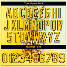 Laden Sie das Bild in den Galerie-Viewer, Custom Pea Green Gold-Black 3D Pattern Design Hawaii Style Pineapple Performance T-Shirt