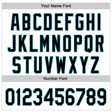 Load image into Gallery viewer, Custom White Black-Panther Blue 3D Pattern Design Football Jaguar Helmet Authentic Baseball Jersey